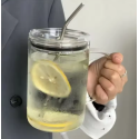 Gobelet 1000ml couvercle et paille
