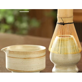 bol a matcha, chasen et support fouet bambou kit tokyo