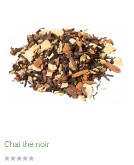 Chai thé noir